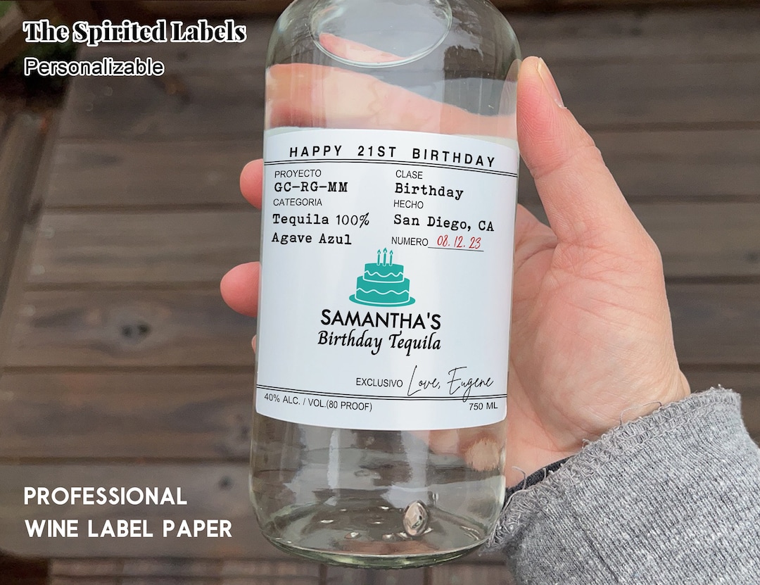 Casamigos Label/birthday Tequila Gifts/21st Birthday Gift for Her/30th  Birthday Decorations for Him/21st Birthday Gift for Him/tequila Label - Etsy, image size:1080x831