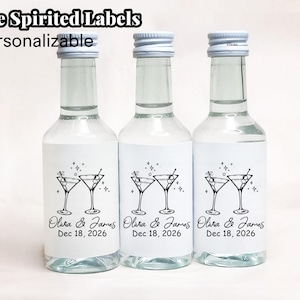 Casamigos Wedding Tequila Label/Mini Shot Labels/Minimal Wedding Label Stickers/Custom Tequila Labels/Wedding Tequila/Wedding Gifts
