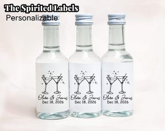 Casamigos Wedding Tequila Label/Mini Shot Labels/Minimal Wedding Label Stickers/Custom Tequila Labels/Wedding Tequila/Wedding Gifts