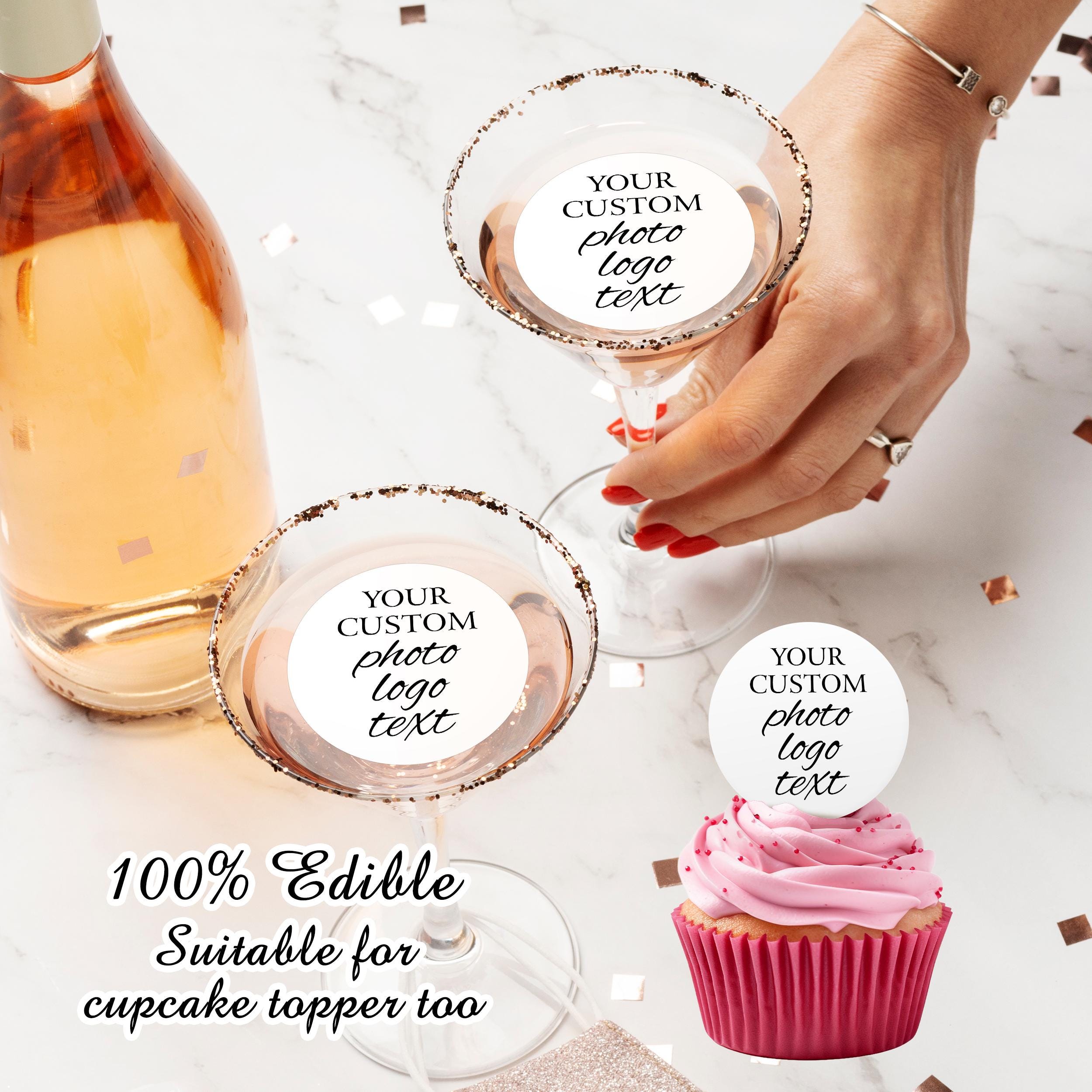 Edible Drink Topper Images for Any Drink/wedding Drink Toppers/cocktail ...