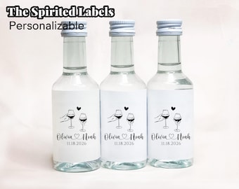 Custom Wedding Liquor Label/Wedding Tequila Labels/Wedding Favor Shooter Labels/Casamigos Labels/Wedding Tequila Stickers/Bachelorette Gifts
