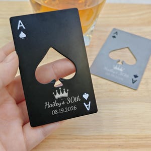 Custom Birthday Bottle Opener/Bulk Party Gifts/Birthday Party Favor/Anniversary Souvenir/Beer Opener/21st, 30th, 35th, 40th, 50th, 60th