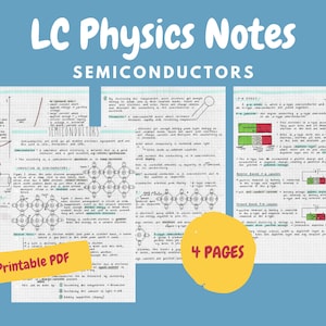 Semiconductor Notes - Leaving Cert Physics