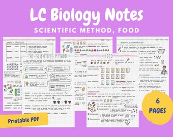 Wetenschappelijke methode en voedselnotities - Cert Biologie verlaten