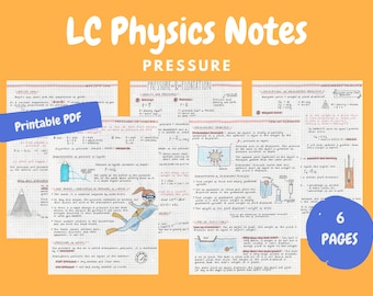 Pressure Notes - Leaving Cert Physics