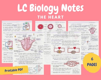 The Heart Notes - Leaving Cert Biology