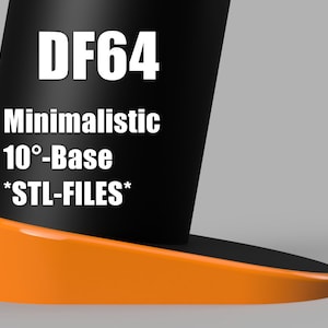 DF64 - 10-Degree Angled Base - LessMess! *STL-FILES*