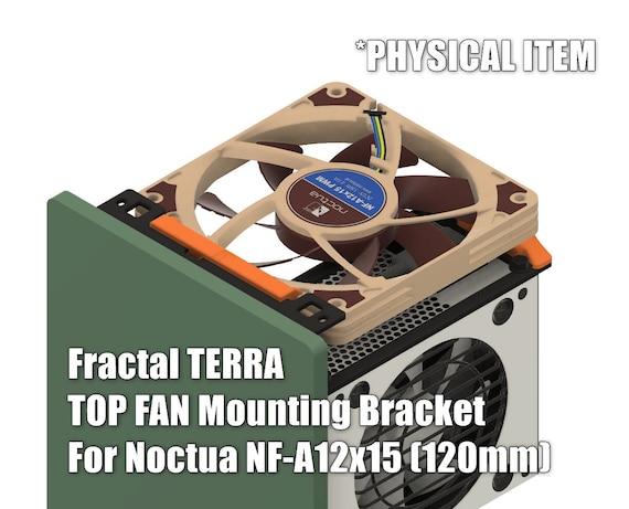 Fractal Terra Noctua Nf-a12x15 Top Fan Bracket physical 