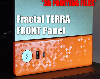 Fractal Terra - 3D Printable Front Panel (STL 3D PRINTING FILES)