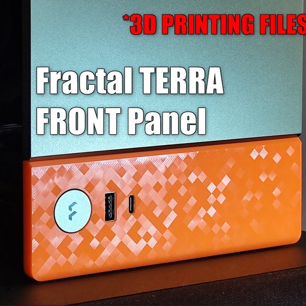 Fractal Terra - Panneau avant imprimable en 3D (FICHIERS D'IMPRESSION 3D STL)