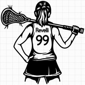 Customized Lax Girl Shirt