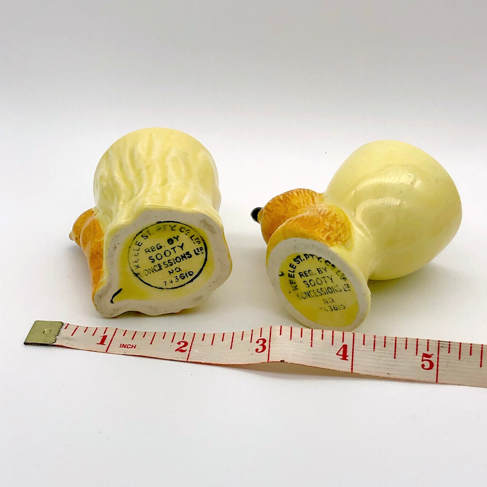 Pair of English Sooty Egg Cups Etsy