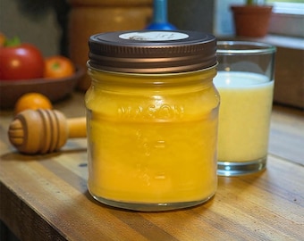 Oatmeal, Milk + Honey Soy Candle Homemade