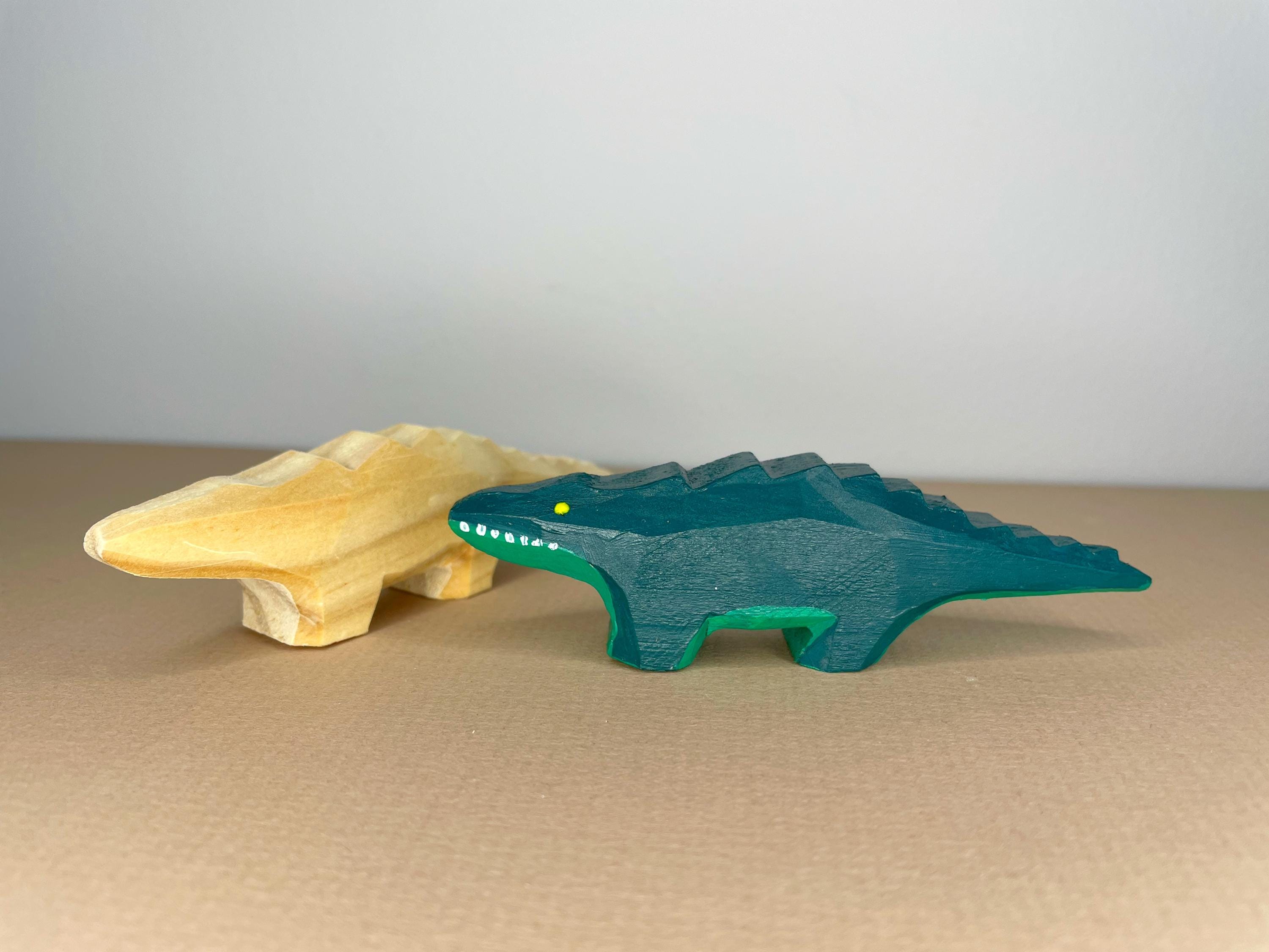 Tableau D’activités Crocodile UBRAVOO – Bois FSC, Sensoriel, Montessori, Vert, Décoration Murale