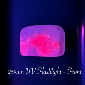 Tugtupite Tumbled Stone- UV Reactive, Tenebrescent, Phosphorescent - Etsy