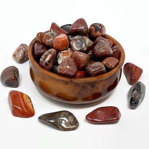 Brecciated Jasper Tumbled Stone