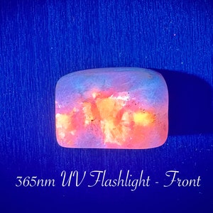 Tugtupite Tumbled Stone- UV Reactive, Tenebrescent, Phosphorescent - Etsy