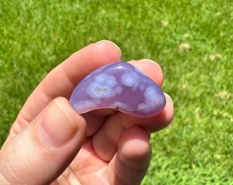 Holley Blue Agate Tumbled Stone