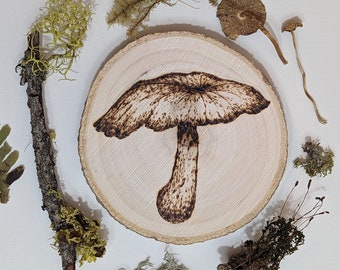 Mini Mushie - Mini Hongo Quemando Leña