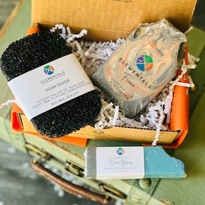 Man Soap Bar Gift Set, Father&#39;s Day Self Care Gift, Handmade Vegan Dude Soap Gift Box, Masculine Scented Soap Gift, Men&#39;s Gift Box