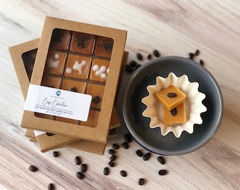 Coffee Scented Vegan Soy Wax Melts, Coffee Shop Variety Pack