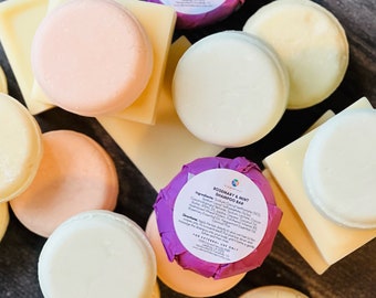 Natural Vegan Solid Shampoo and Conditioner Bars, Handmade Eco friendly Family Hair Care, Plastic free, Sulfate Free