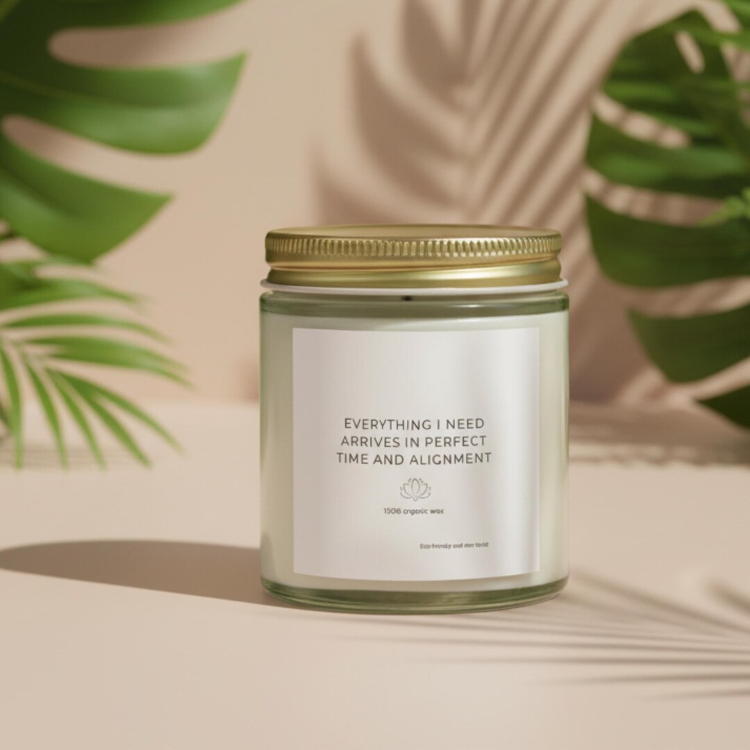 Manifest Candle Scented - Positive Vibes Candles ,abundance Flows ...