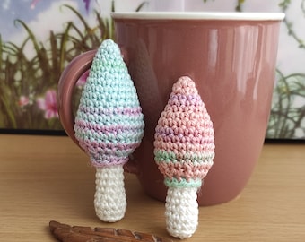 Amigurumi crochet mushrooms pattern