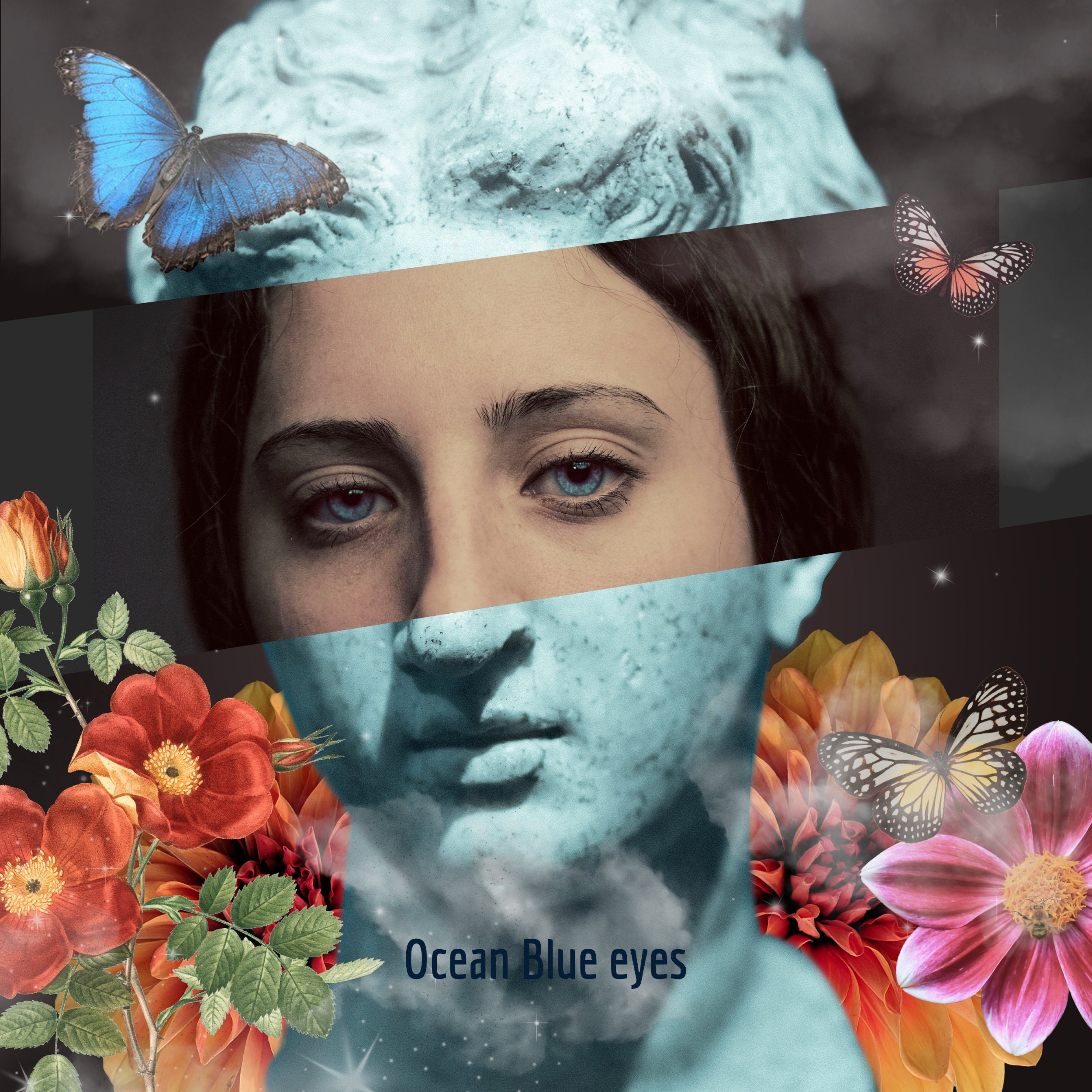 COLLAGE Digital Prints,decor Wall Collage Poster Room,wall Art, Modern