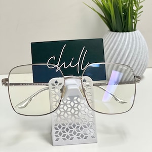 Minimalist Eyeglasses Stand for glasses holder display sunglasses organizer work accessories Home office desk gift for coworker