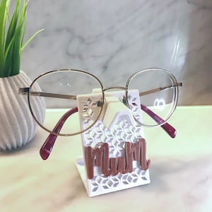 Personalized Eyeglasses Stand: 3D Printed Home Office Decor