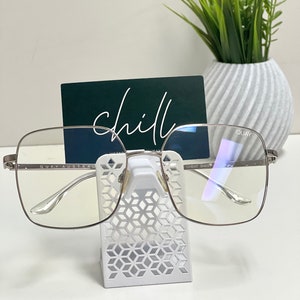 Glasses Stand glasses holder display sunglasses organizer work accessories Home office desk gift for teacher_Glassy