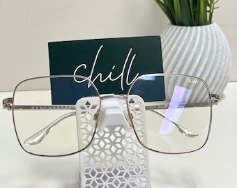 Glasses Stand glasses holder display sunglasses organizer work accessories Home office desk gift for teacher_Glassy