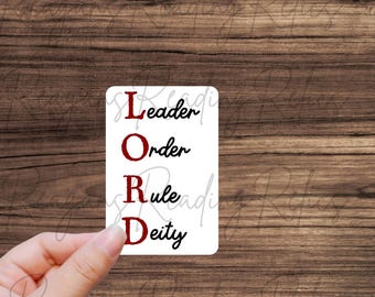 Officially Licensed L.O.R.D Sticker