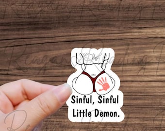 Officially Licensed Sinful Little Demon Sticker