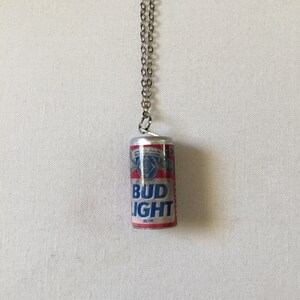 Vintage Bud Light Gumball Charm Necklace