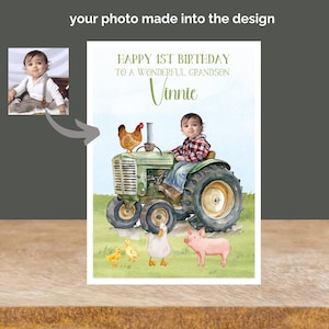 primeiro cartão de aniversário do filho, cartão de aniversário da fazenda, cartão de aniversário para upload de fotos, cartão de aniversário a4, cartão de aniversário de trator de 2 anos para neto, melhor