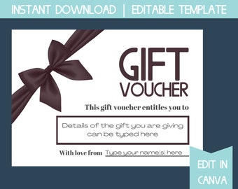 voucher template printable, blank gift certificate, birthday gift certificate printable, gift coupon template, gift voucher certificate