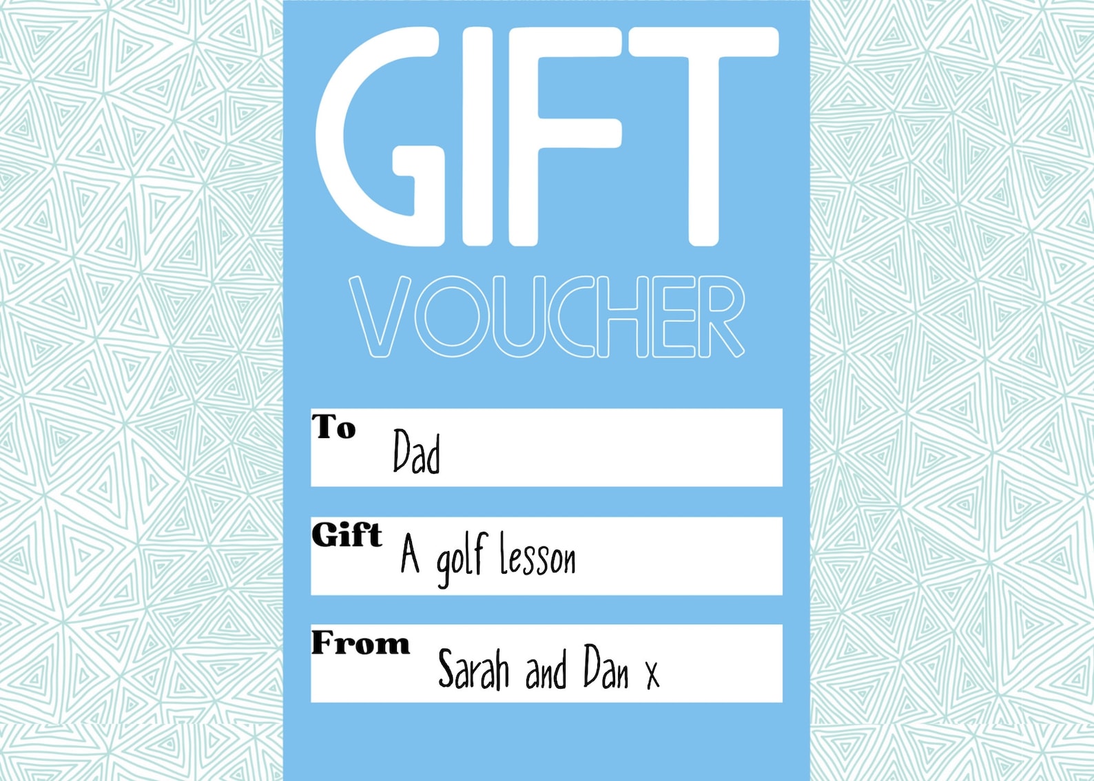 Multiuse Editable Gift Voucher Template Printable Gift Etsy