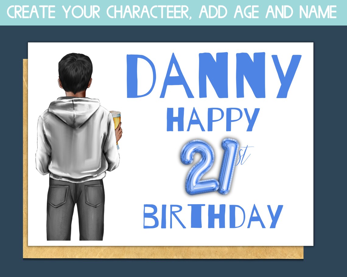 Personalised 18th Birthday Card Son Grandson Nephew Brother - Foto 2