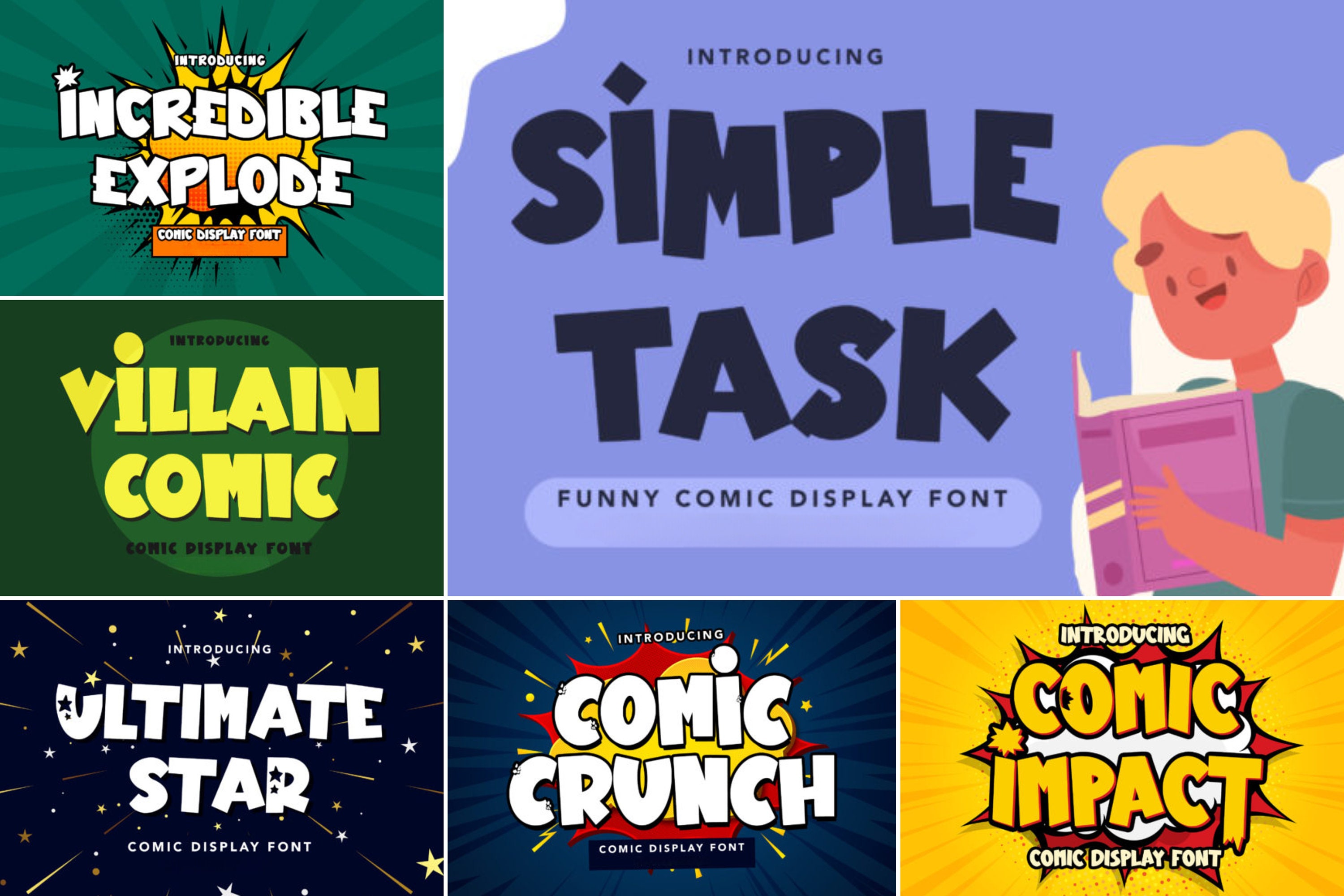 Playful Font Bundle Cute Font Craft Font Handwritten Font Cricut Playful Font Bundle Cute Font Craft Font Handwritten Font Cricut