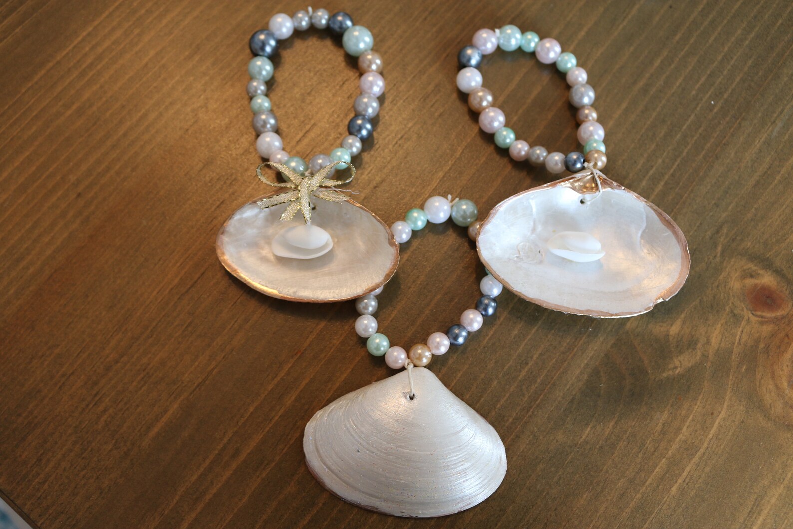 Shell ornaments mussel shell ornaments Christmas xmas Etsy