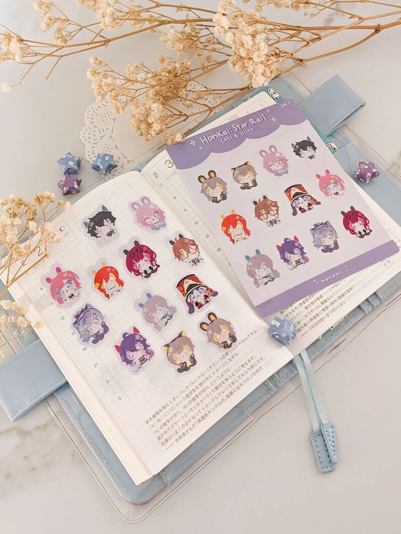 Stelle Crying Sticker Honkai: Star Rail Sticker Sheet Vol. 1 - Stelle, Caelus, March 7th, Dan ...