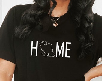 Iran Home tshirt- Iran Map, Free Iran, Iranian Sweatshirt, stand with iranians shirt & sweatshirt, Iran Shirt, NASAXx