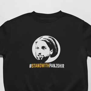 Stand With Panjshir - Afghanistan shirt - Afghanistan gift - Dari Shirt - Ahmad Massoud - Unisex Short-Sleeve Afghanistan TShirt 120 E1