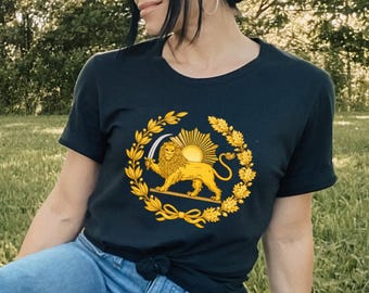 Lion and Sun shirt, Javid Shah shirts, Persian flag symbol, Javid Shah, Free iran Hoodie, Free Iran, Zan Zendegi Azadi, NASAXx