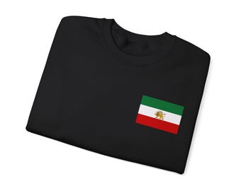 Iranian Lion and Sun Sweatshirt – Zan Zendegi Azadi | Jin Jiyan Azadi | Free Iran | Persian Heritage Crewneck | Shah Pahlavi | NASAXx