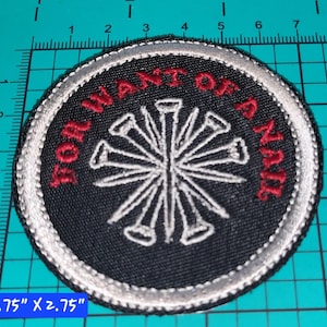 Patch: Farrier For WANT of a Nail