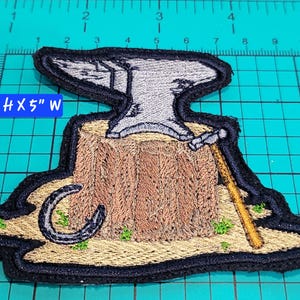 Patch: Farrier Anvil on Brown Stump
