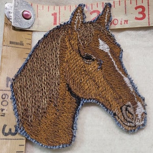 Patch: Horse Chestnut, Red Mare, Iron on or Sew on Embroidered by VanityFerret